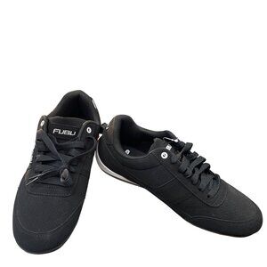 Fubu Mens Black Low-Top Synthetic Sneakers Size 9 SKU 9435